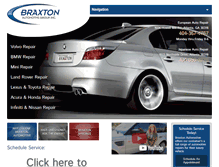 Tablet Screenshot of braxtonautogroup.com